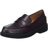 Ademende loafers in leer Spherica EC1 GEOX. Leer materiaal. Maten 39. Rood kleur