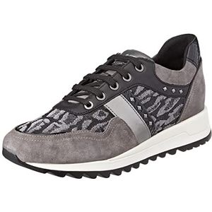 Geox D Tabelya A Sneakers voor dames, donkergrijs (dark grey), 40 EU