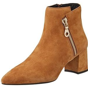 Geox D Bigliana a Enkellaarzen voor dames, Cognac, 36 EU