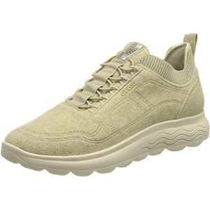 Geox D Spherica Dames Sneaker, Lt Taupe, 38 EU