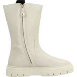 Geox - Isotte Booties - Enkellaarsjes - Beige - Leer/Polyester