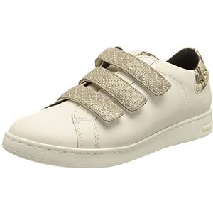 Geox D JAYSEN A dames Lage sneakers, Off White Dk Beige, 40 EU