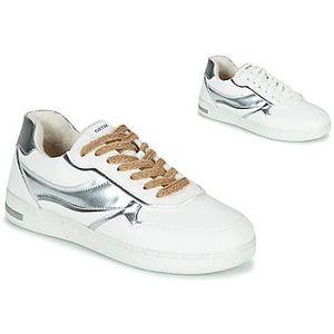 Geox D Jaysen G Sneakers voor dames, wit-zilver, 39 EU, Wit-zilver., 38 EU