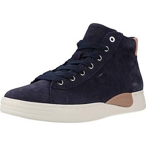 Geox Dames D LAURESSA Sneaker, DK Jeans/DK Rose, 37 EU