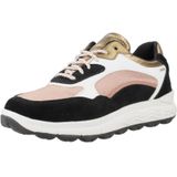 Geox Meisjes D Spherica 4x4 B ABX Sneakers, Black Dk Rose, 36 EU