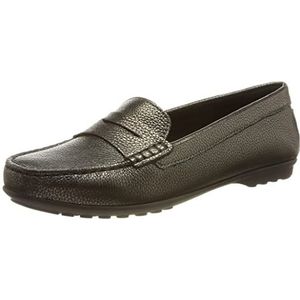 Geox D Elidia A Moccasin voor dames, geweer, 37 EU