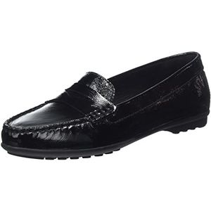 Geox Dames D Elidia Moccasin, zwart, 40 EU