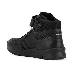 Geox JR Perth Boy Sneaker, Zwart, 35 EU