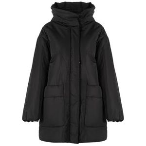 Geox - Parka - Zwart - Dames - 100% Polyester