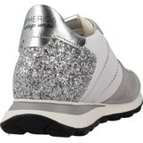 Geox - D Spherica Vseries - Sneakers - Grijs - Leer