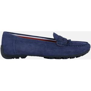 GEOX KOSMOPOLIS + GRIP Loafers - Marineblauw - Suède - Antislip Damesmocassin