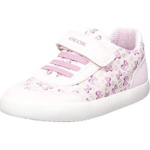 Geox B Gisli Girl Sneakers voor meisjes, Lt Pink White, 26 EU