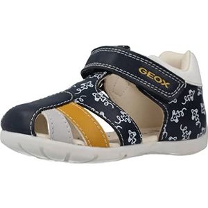 Geox B Elthan Boy babysandalen voor jongens, Navy Ochre