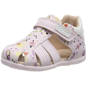 Geox B Elthan Meisjessandalen voor babymeisjes, Roze Wit (Lt Pink White)