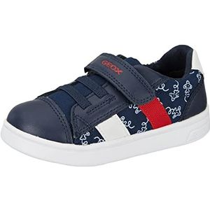 Geox B DJROCK Boy Sneakers, Navy Red, 27 EU, rood (navy red), 28 EU