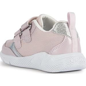 Geox B Sprintye Girl Sneakers voor meisjes, roze zilver., 26 EU