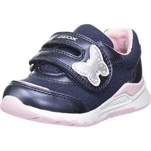 Geox B Pyrip Girl sneakers voor meisjes, Navy pink., 25 EU