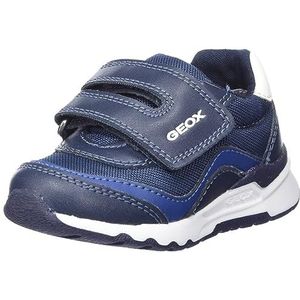 Geox B Pyrip Boy Sneakers voor jongens, marineblauw/wit, 21 EU