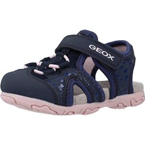 Geox B Flaffee Gir babysandalen voor meisjes, marineblauw, 20 EU, Navy Blauw