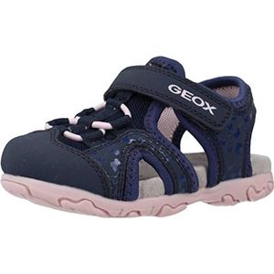 Geox Baby meisje B Flaffee Gir sandaal, Donkerblauw, 22 EU