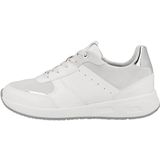 Geox D BULMYA Sneakers voor dames, gebroken wit/optisch wit, 38 EU, Off White Optic Whit, 38 EU