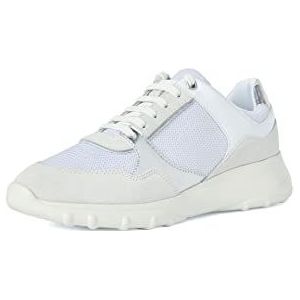 Geox D ALLENIEE Sneakers voor dames, wit/gebroken wit, 35 EU, Wit Off White, 35 EU
