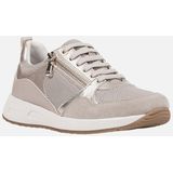 Geox - Bulmya - Sneakers - Goud Beige - Leer en Mesh
