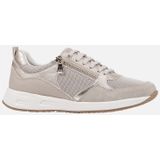 Geox - Bulmya - Sneakers - Goud Beige - Leer en Mesh