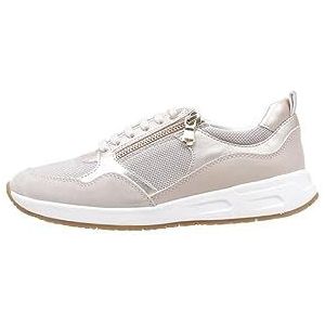 Geox D Bulmya Sneakers voor meisjes, Lt Goud Beige, 39 EU