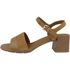 Geox D New Marykarmen sandalen voor meisjes, camel, 41 EU