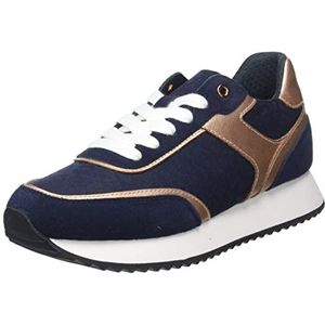 Geox Dames D DORALEA Sneaker, Navy, 37 EU, navy, 37 EU