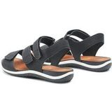 Geox - Vega - Damessandalen - Zwart - Ademend - Waterdicht