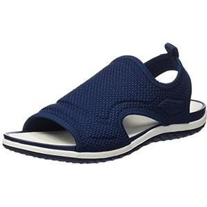 Geox Dames D Vega Sandaal, Navy, 41 EU, navy, 41 EU