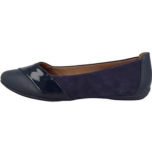 Geox Dames D Charlene Ballet Flat, Navy, 35 EU, navy, 35 EU