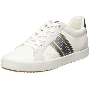 Geox D BLOMIEE Sneakers voor dames, Optic White/Off White, 36 EU, Optisch wit Off Whit, 36 EU