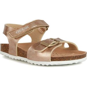 Ademende sandalen Adriel GEOX. Synthetisch materiaal. Maten 28. Kastanje kleur