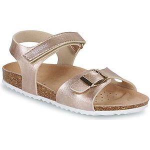 Geox  J ADRIEL GIRL  sandalen  kind Goud