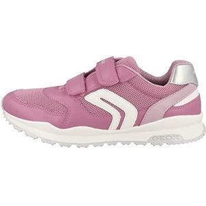 Geox Meisjes Pavel Girl Sneakers, Dk roze wit, 31 EU