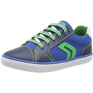 Geox J GISLI Boy Sneaker, ROYAL/Green, 27 EU, Royal Green., 27 EU