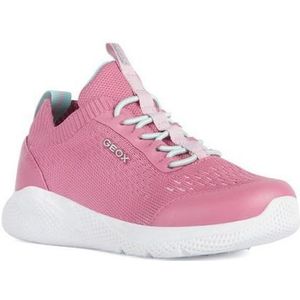 Geox J Sprintye Girl Sneakers voor meisjes, Fuchsia Watersea, 30 EU
