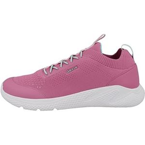 Geox J Sprintye Girl Sneakers voor meisjes, Fuchsia Watersea, 27 EU