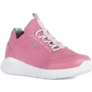 Geox Sprintye Girl Sneakers voor meisjes, Fuchsia Watersea, 28 EU