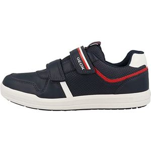 Geox J Arzach Boy Sneakers voor jongens, rood (navy red), 34 EU