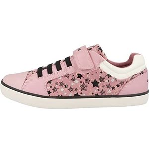 Geox J GISLI Girl Sneaker, roze/zwart, 38 EU, roszwart, 38 EU