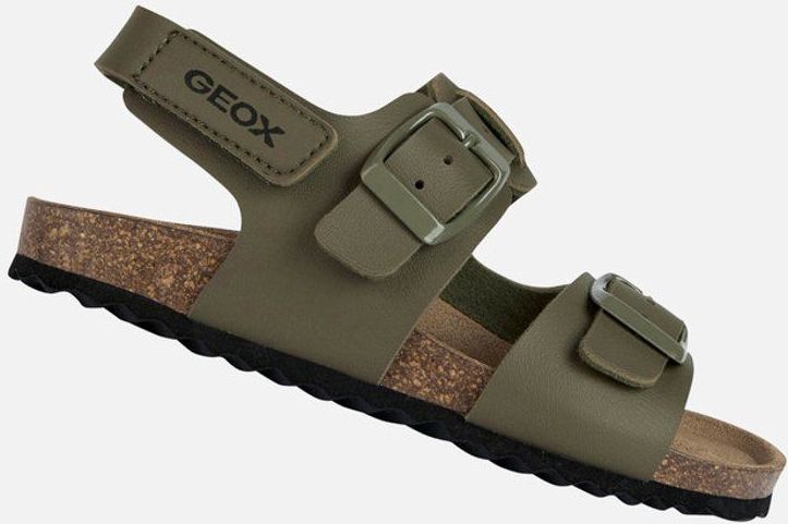 GEOX GHITA Sandalen - LEGERGROEN - Anatomische, Ademende Jongenssandaal