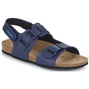 GEOX - GHITA - Sandalen - Marineblauw - Lederlook