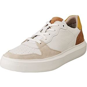 Geox U Deiven Sneakers voor heren, witte koekjes