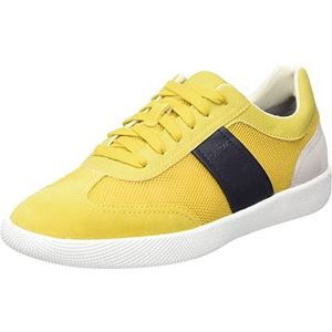 Geox U RIETI Sneakers voor heren, LT Yellow/LT Grey, 40 EU, Lt Geel Lt Grijs, 40 EU