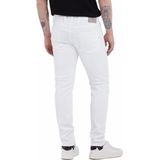 Replay heren anbass jeans, wit (001 wit), 27W x 30L