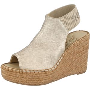 Sandalen - Effen - Imitatieleer - Flexibele Zool - Sleehak